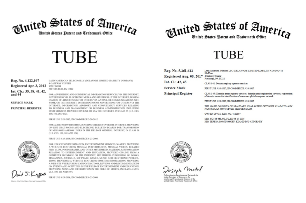.tube Trademark
